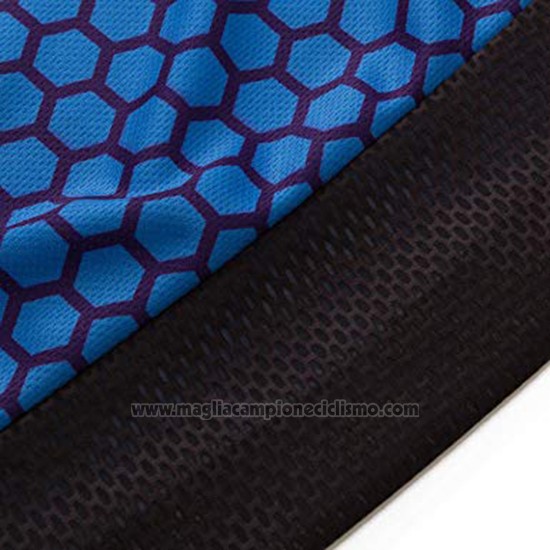 2019 Abbigliamento Ciclismo Coconut Ropamo Blu Bianco Manica Corta e Salopette